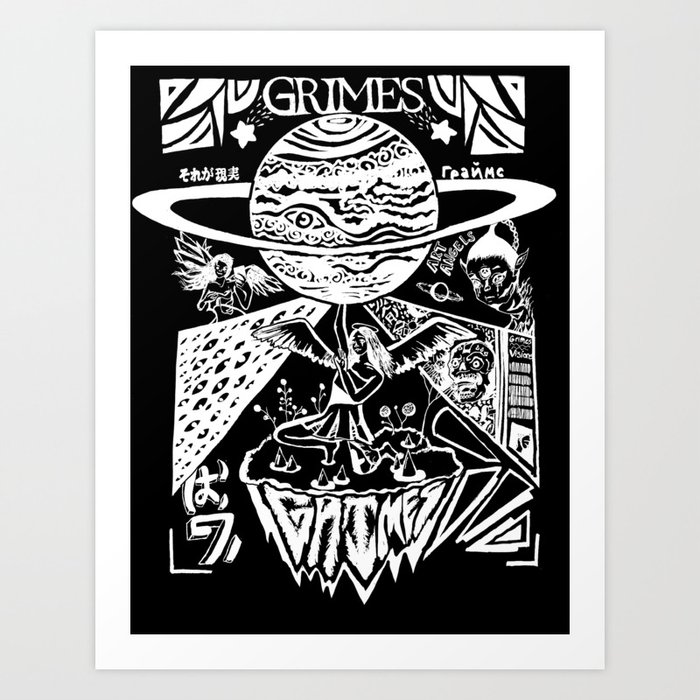 GRIMES Art Print