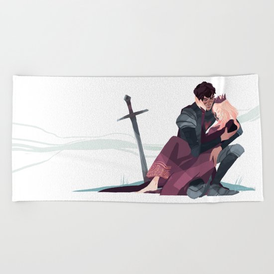 Knight In Shining Armor Beach Towel By Galaxyspeaking Society6