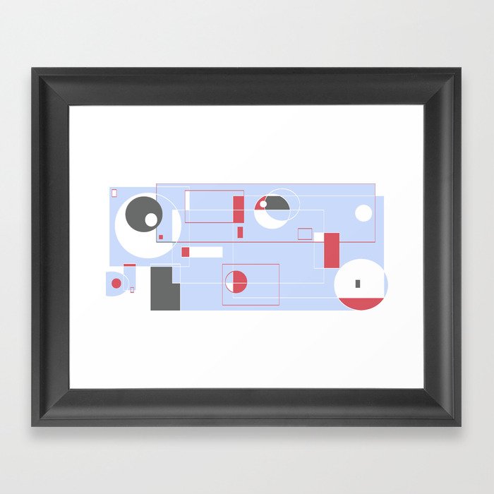 Shapes Framed Art Print