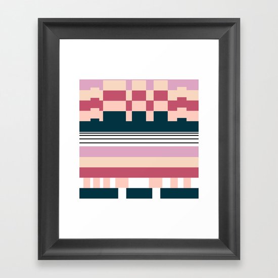 Raspberry Parfait Framed Art Print