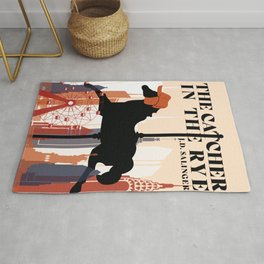 The Catcher in the Rye Book Art Rug
