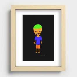 dripping zombie Recessed Framed Print