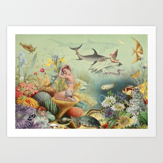 CORALLINE Art Print