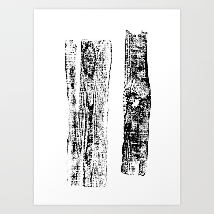 fragment logs art print