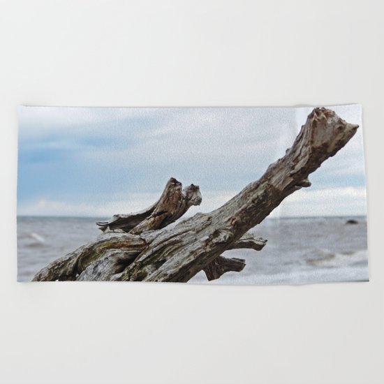 Natural Driftwood Beach Towel