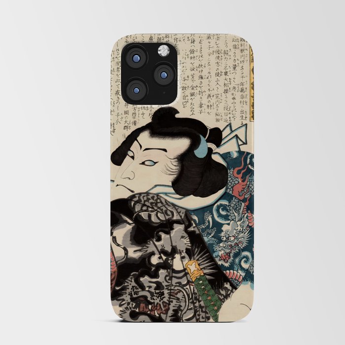 The Gangster Tomigoro (Utagawa Kunisada) iPhone Card Case