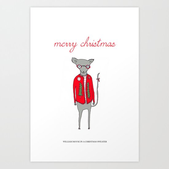 William Mouse Art Print