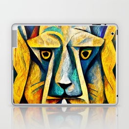 Abstract Lion Head Laptop Skin