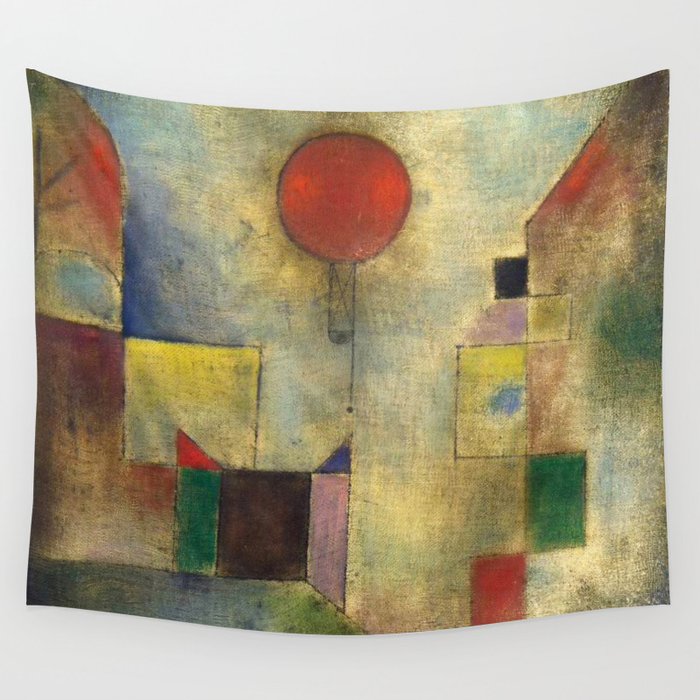 Paul Klee 1922 Globo rojo Wall Tapestry