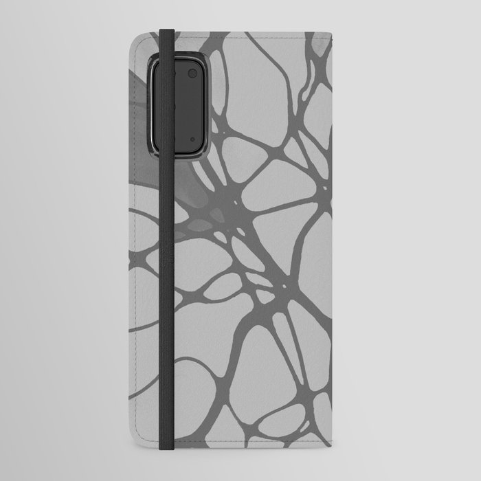 Edited Neurographic pattern with a circles and variety shapes by MariDani Android Wallet Case