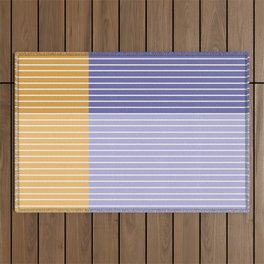 Color Block Line Abstract XXI Outdoor Rug