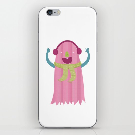 PINK MONSTER iPhone & iPod Skin