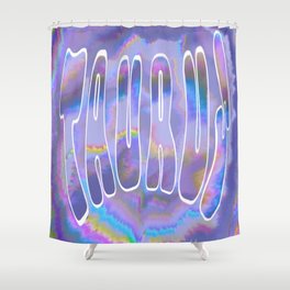 Taurus Tie-Dye Shower Curtain