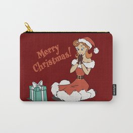 MERRY CHRISTMAS RED Carry-All Pouch