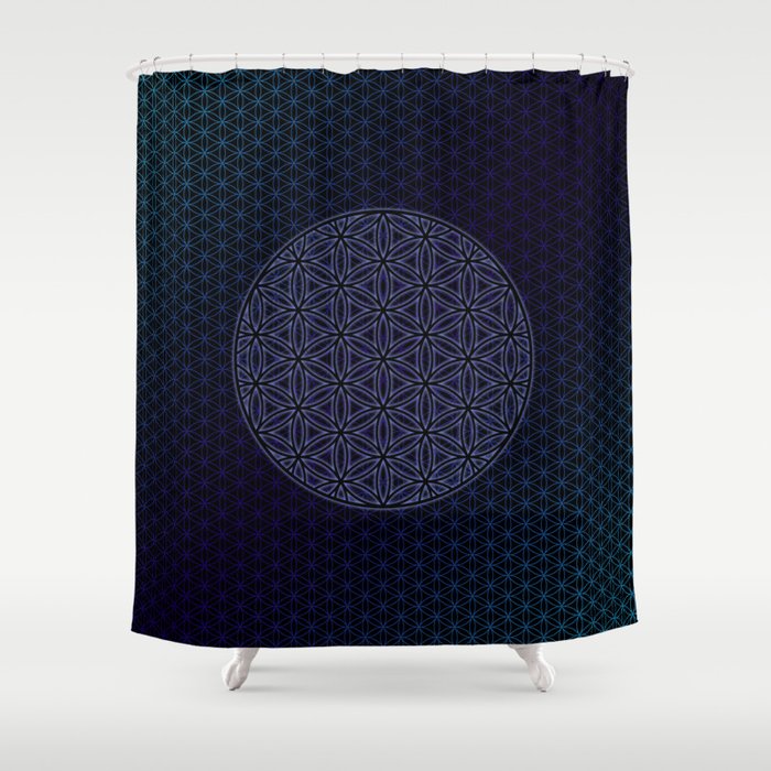 Flower of Life Shower Curtain