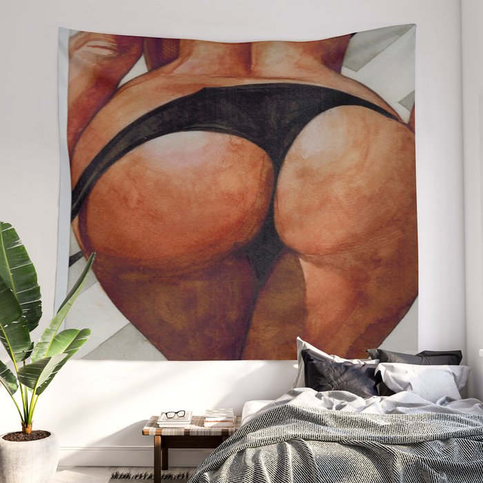 Do you like big booty bitches? Then your gonna love this picture. Throw  Pillow by Tex Bigrancher