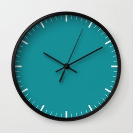 Turquoise Clock Wall Clock