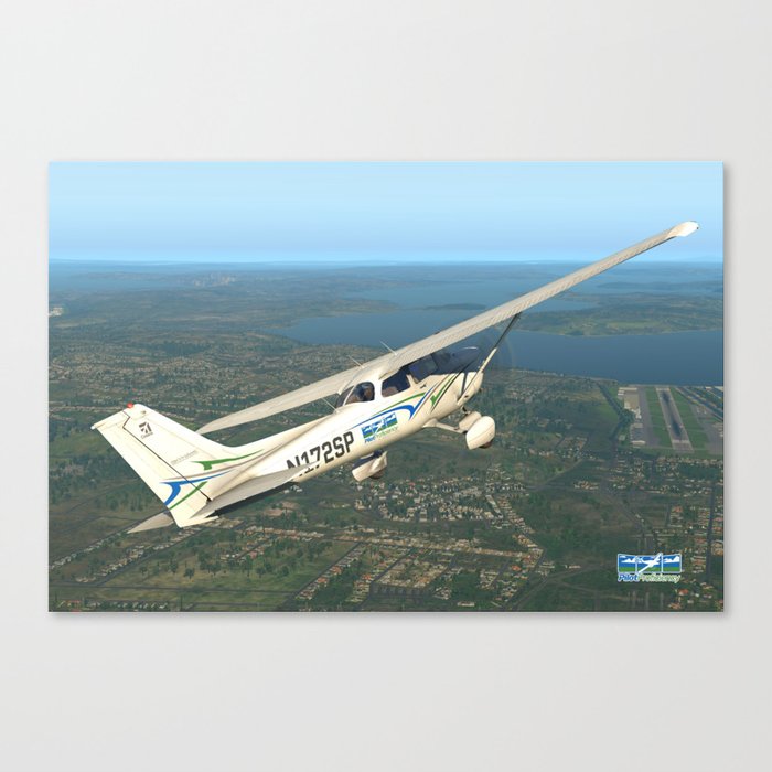 Pilot Proficiency Cessna 172 Canvas Print