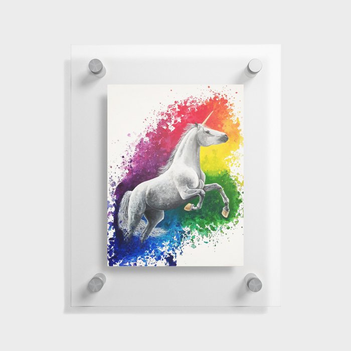 Rainbow Floating Acrylic Print