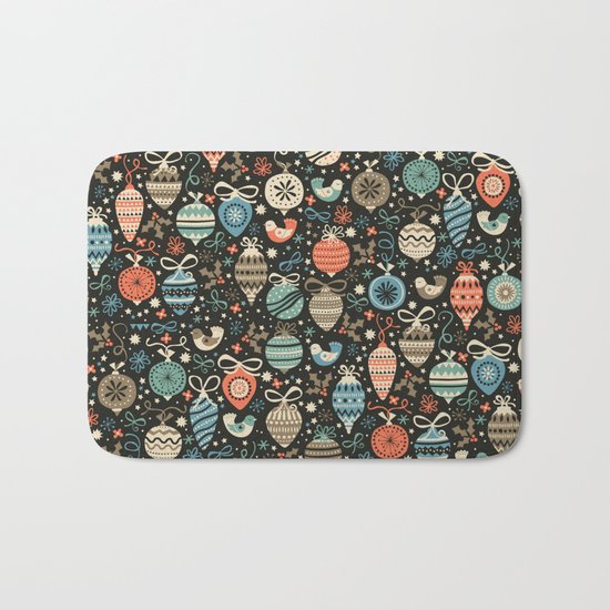 Festive Folk Charms Bath Mat