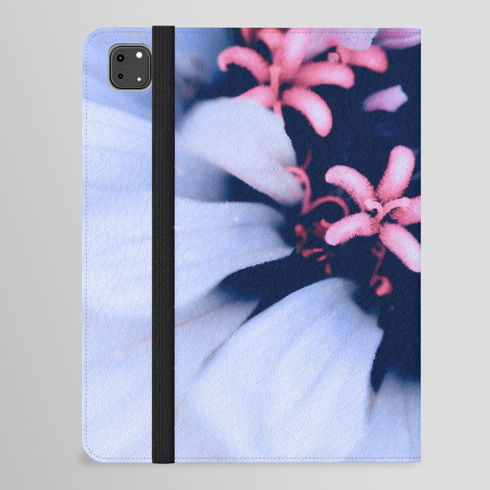Zinnia Flower Macro Photography In Lilac iPad Folio Case