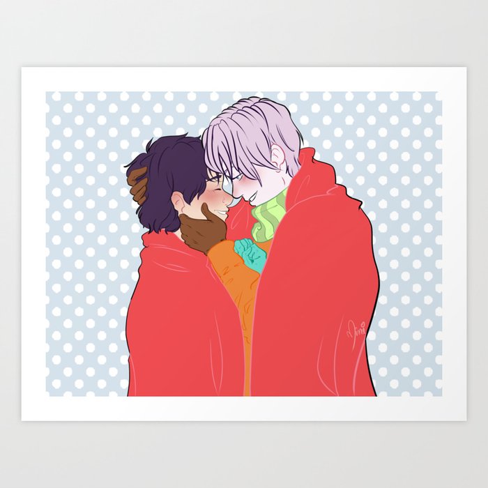 Victuuri Christmas Art Print By Bansheebender Society6