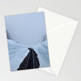 The winter pass Stationery Cards