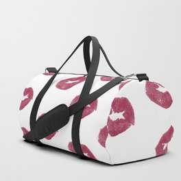 Cute Seamless Kisses Pattern, Valentine's Day Gift Duffle Bag