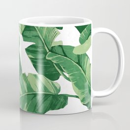 Tropical banana leaves IV Coffee Mug