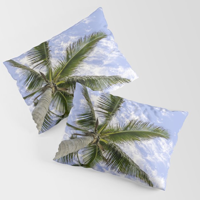 Palm tree pillow shams sale