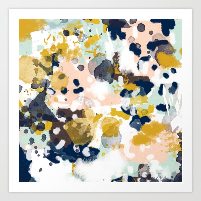 Sloane Abstract Painting Gender Neutral Baby Nursery Dorm