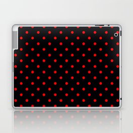 Purely Red - polka 7 Laptop Skin