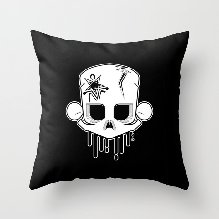 yeknomster Throw Pillow