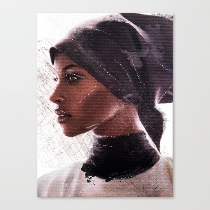 Jasmine Warsame Canvas Print