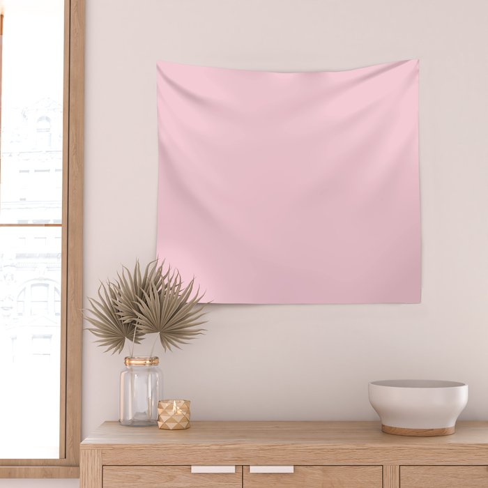 Light Soft Pastel Pink Solid Color Wall Tapestry by PodArtist ...