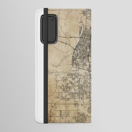 Memphis us vintage map Android Wallet Case