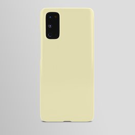 Pastel Yellow Solid Android Case