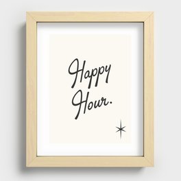 Happy Hour Recessed Framed Print