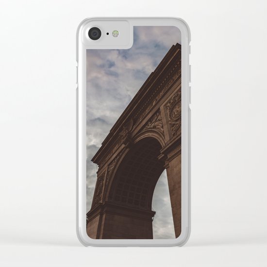 Washington Square Sunset Clear iPhone Case
