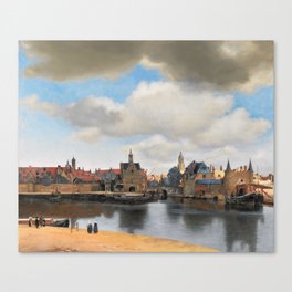 Johannes Vermeer - View of Delft Canvas Print