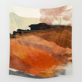 landscape in fall abstract art Wall Tapestry