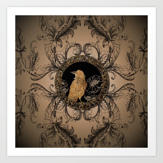 The crow Art Print