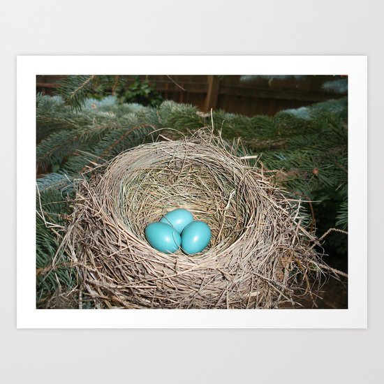 Easter Eggs Art Print