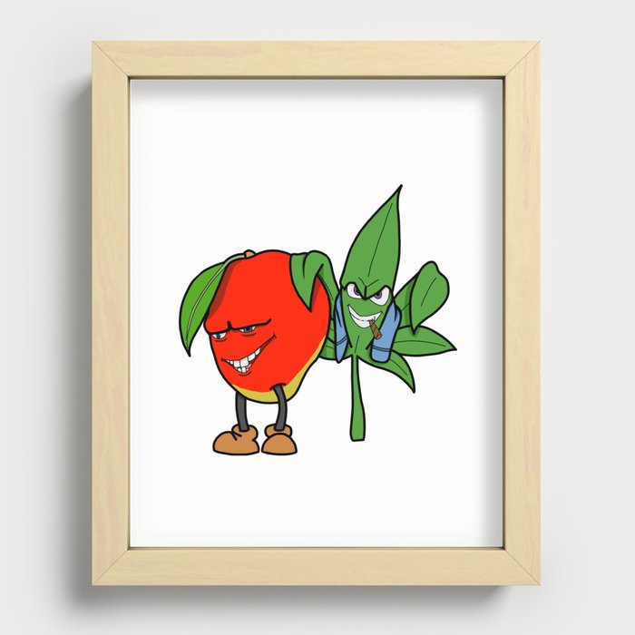 Mango and Weed Recessed Framed Print