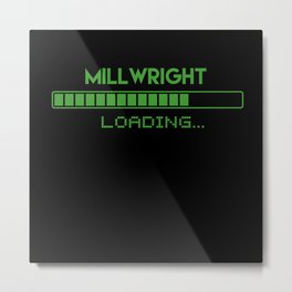 Millwright Loading Metal Print