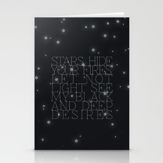 Macbeth Stationery Cards