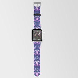 In Bloom Cobalt and Pepto Apple Watch Band