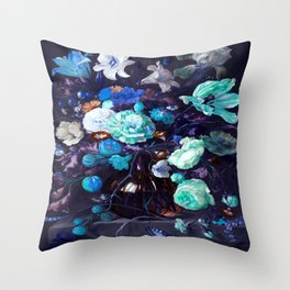 A Vase of Flowers Throw Pillow