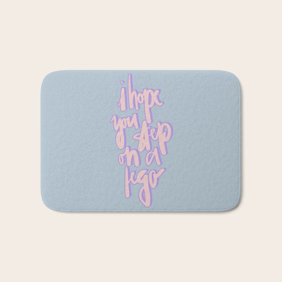 I Hope You Text Bath Mat