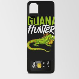 Green Iguana Lizard Cage Hunting Reptile Android Card Case